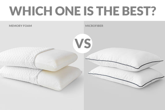 Memory Foam vs. Microfiber Pillow: Which One is the Best?