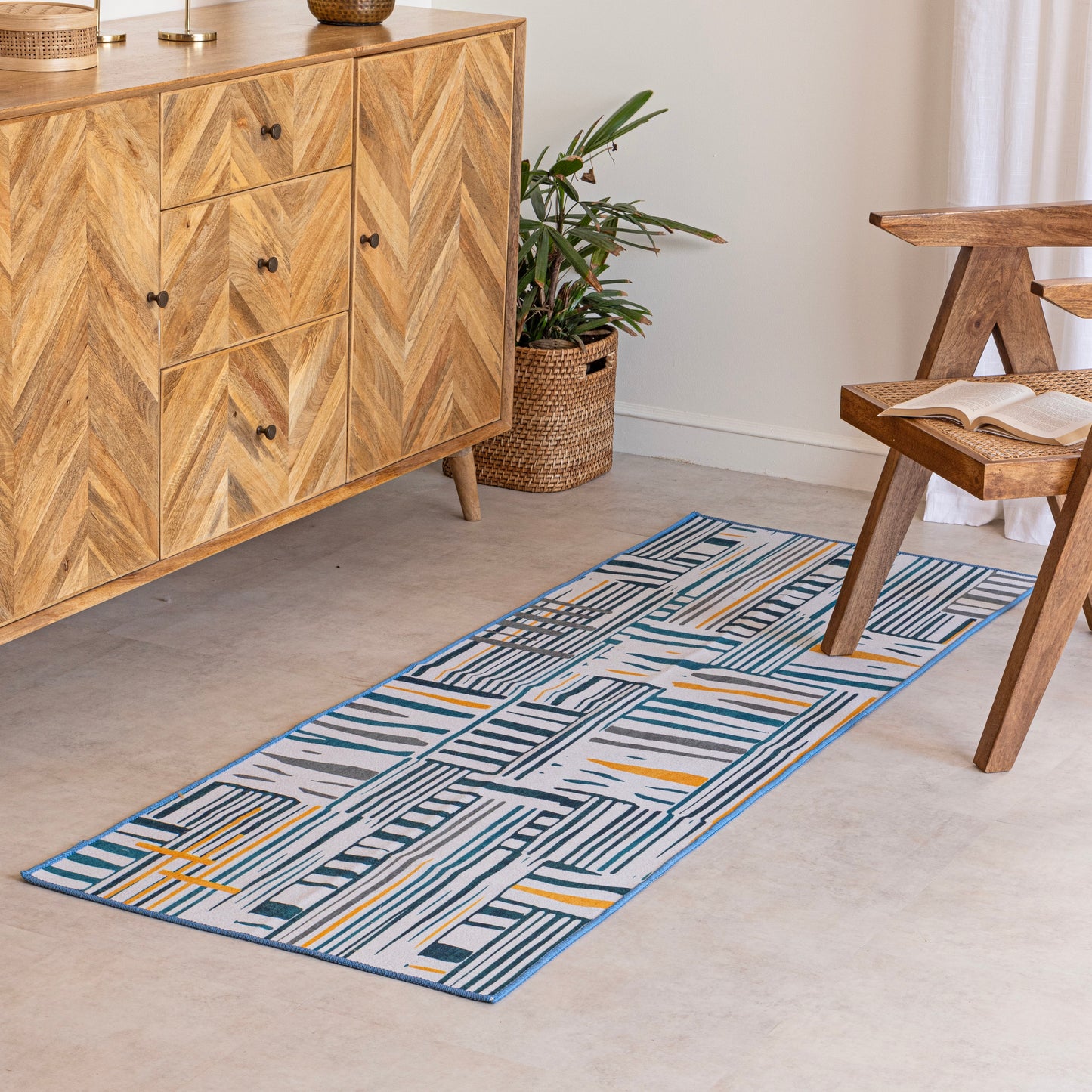 Imprimer Scribble - Felt Runner Rug