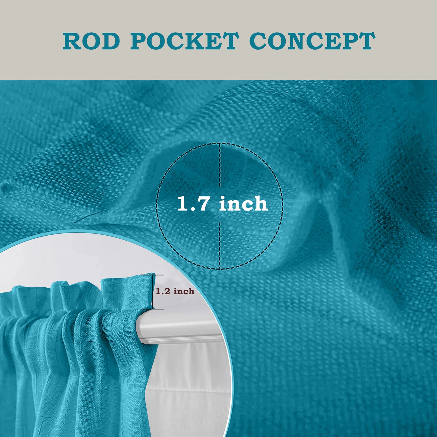 Fort Absolute - Rod Pocket Curtain