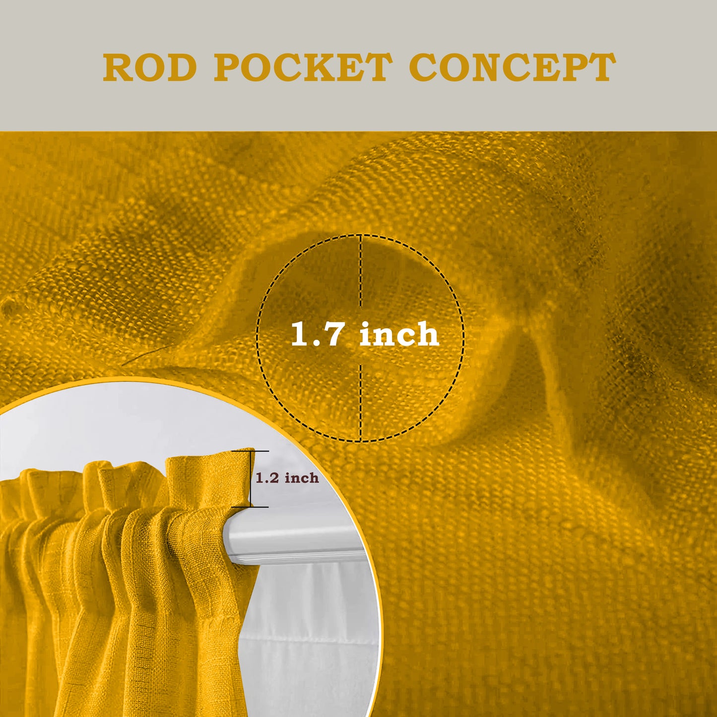 Fort Absolute - Rod Pocket Curtain