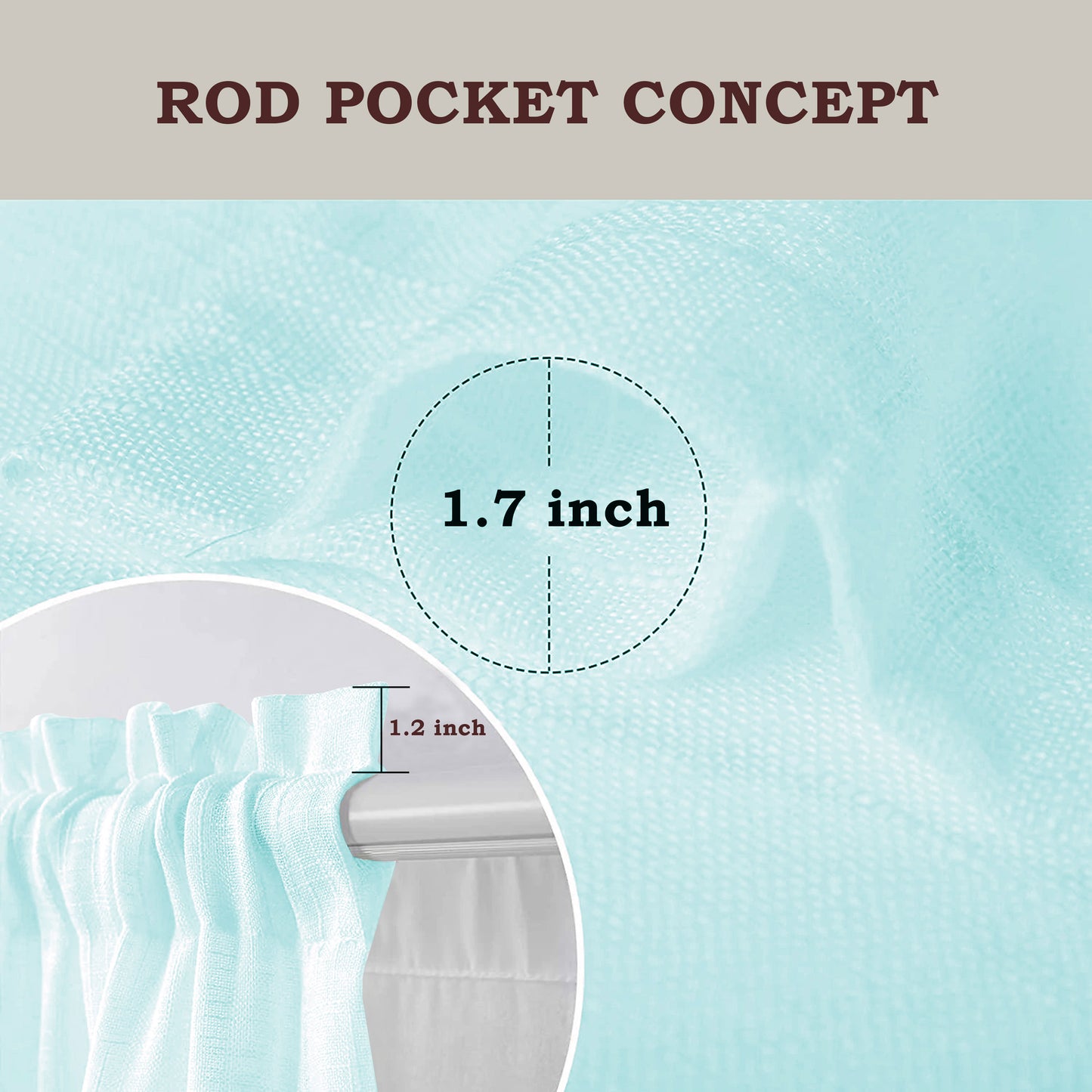 Fort Absolute - Rod Pocket Curtain