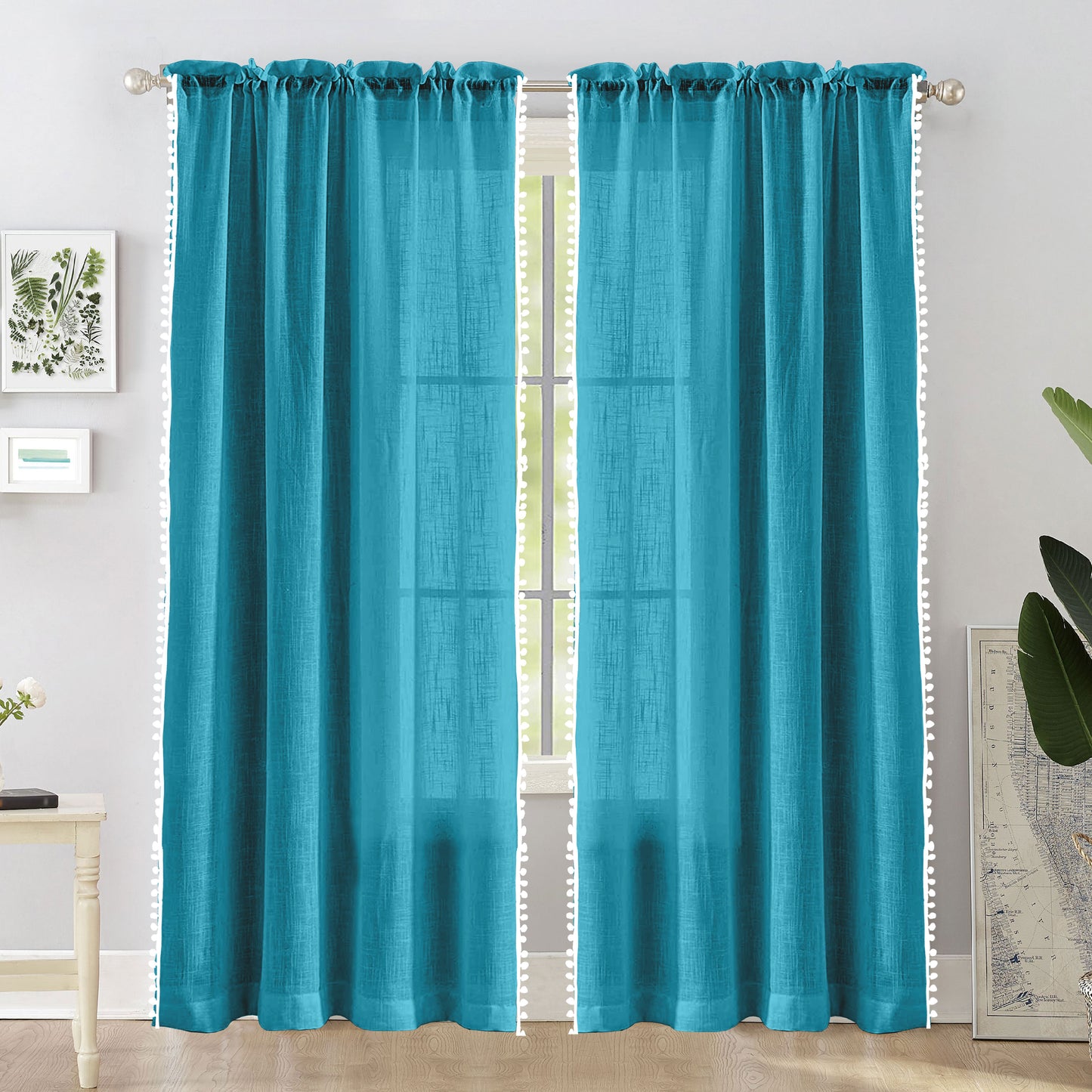 Handpicked Breeze - Rod Pocket Curtain