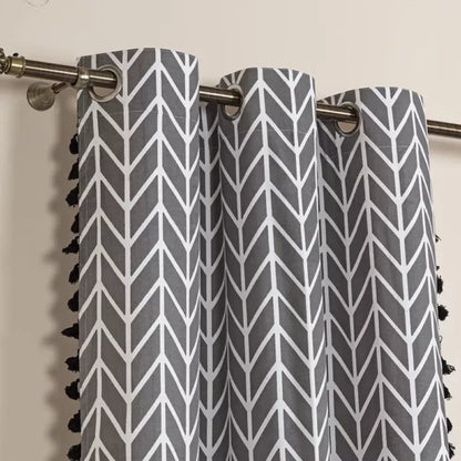 Handpicked Aztec - Curtain Grey curtains