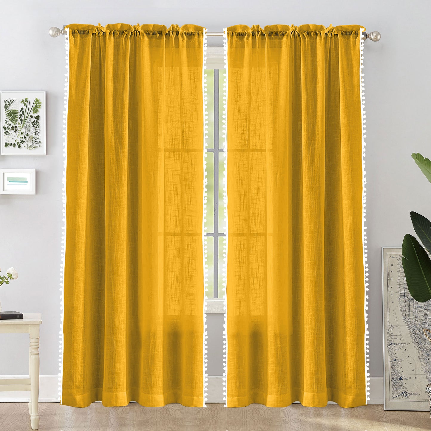 Handpicked Breeze - Rod Pocket Curtain