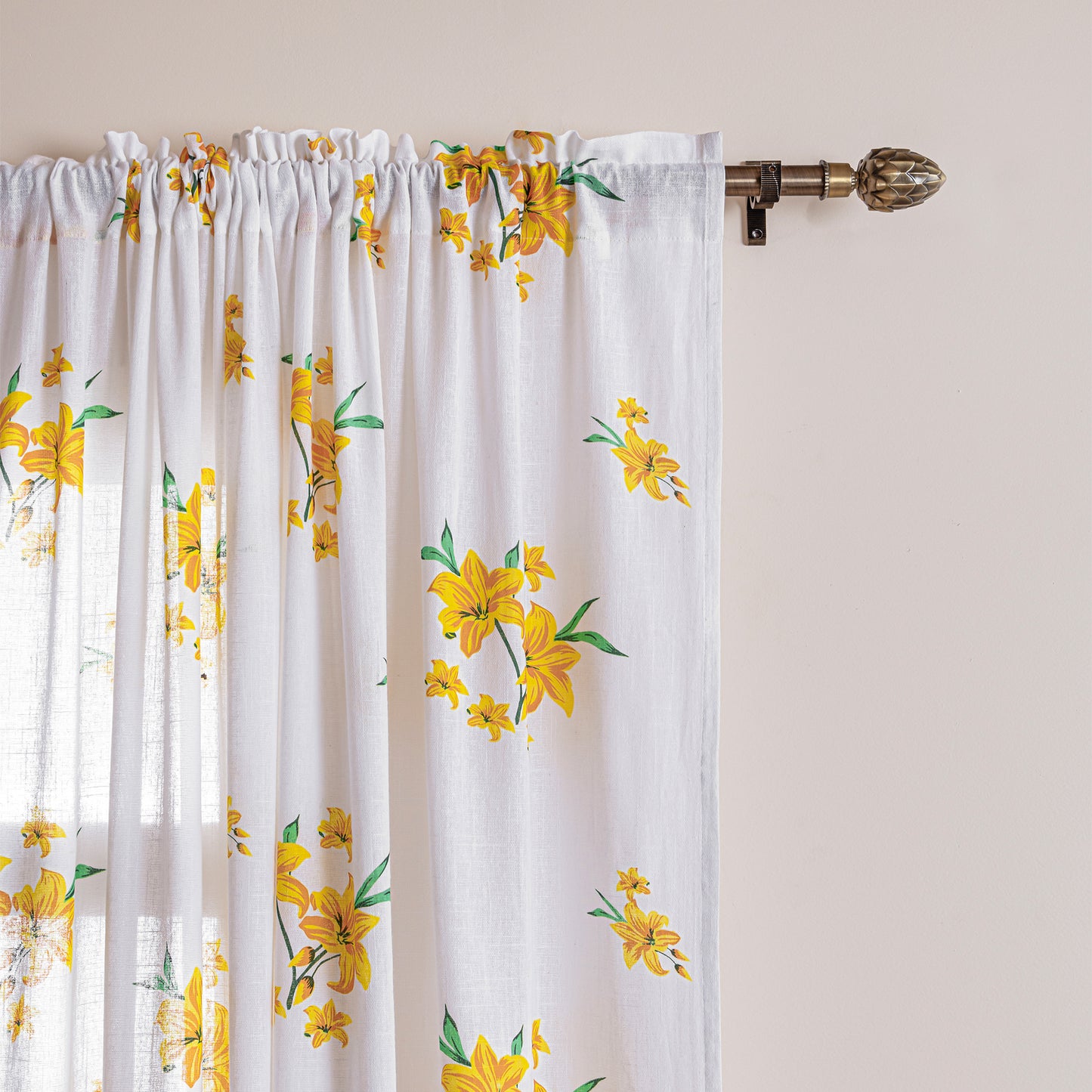 Imprimer Gleamflora - Rod Pocket Curtains