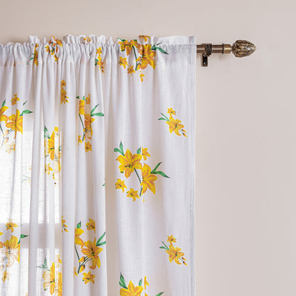 Imprimer Gleamflora - Rod Pocket Curtains curtain