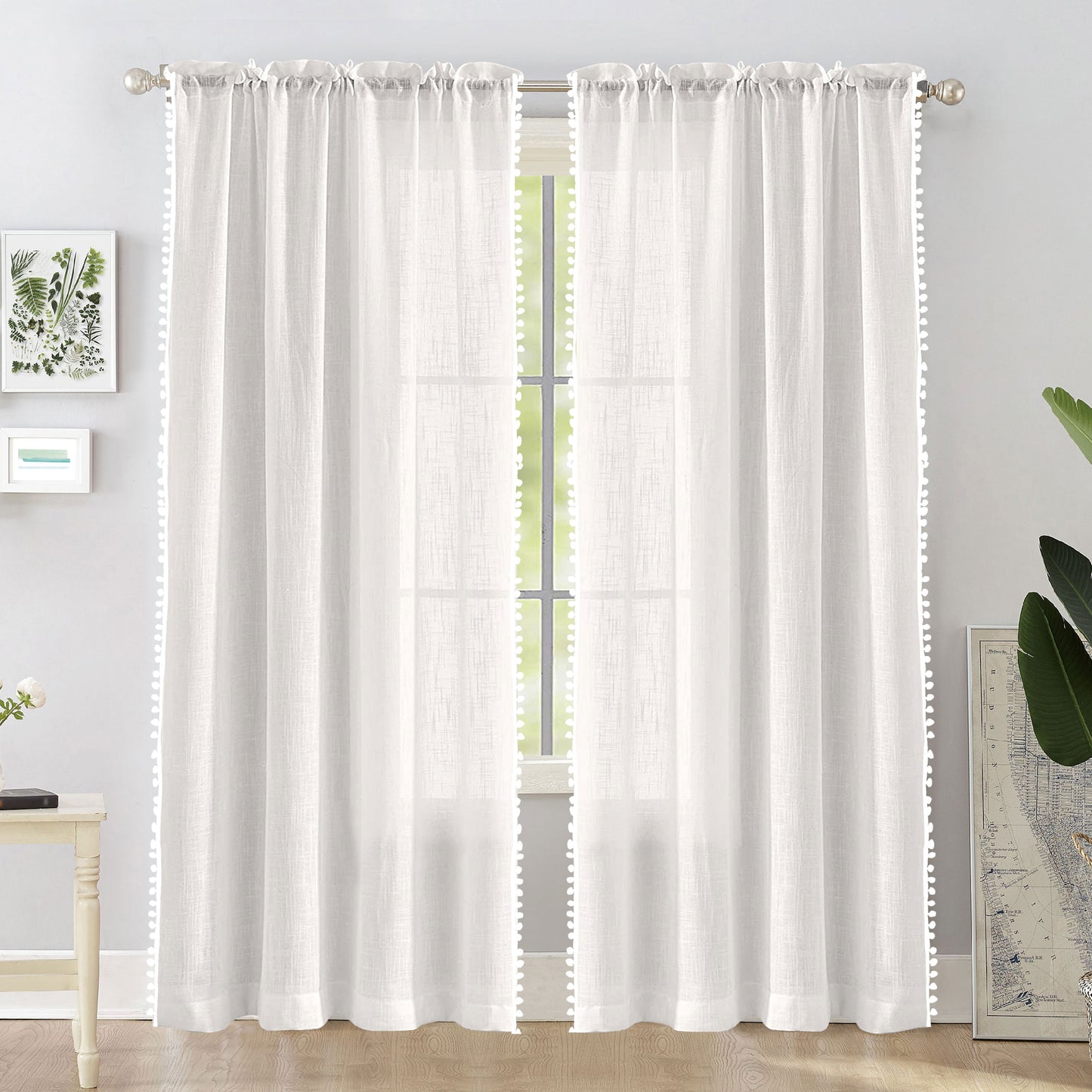 Handpicked Breeze - Rod Pocket Curtain