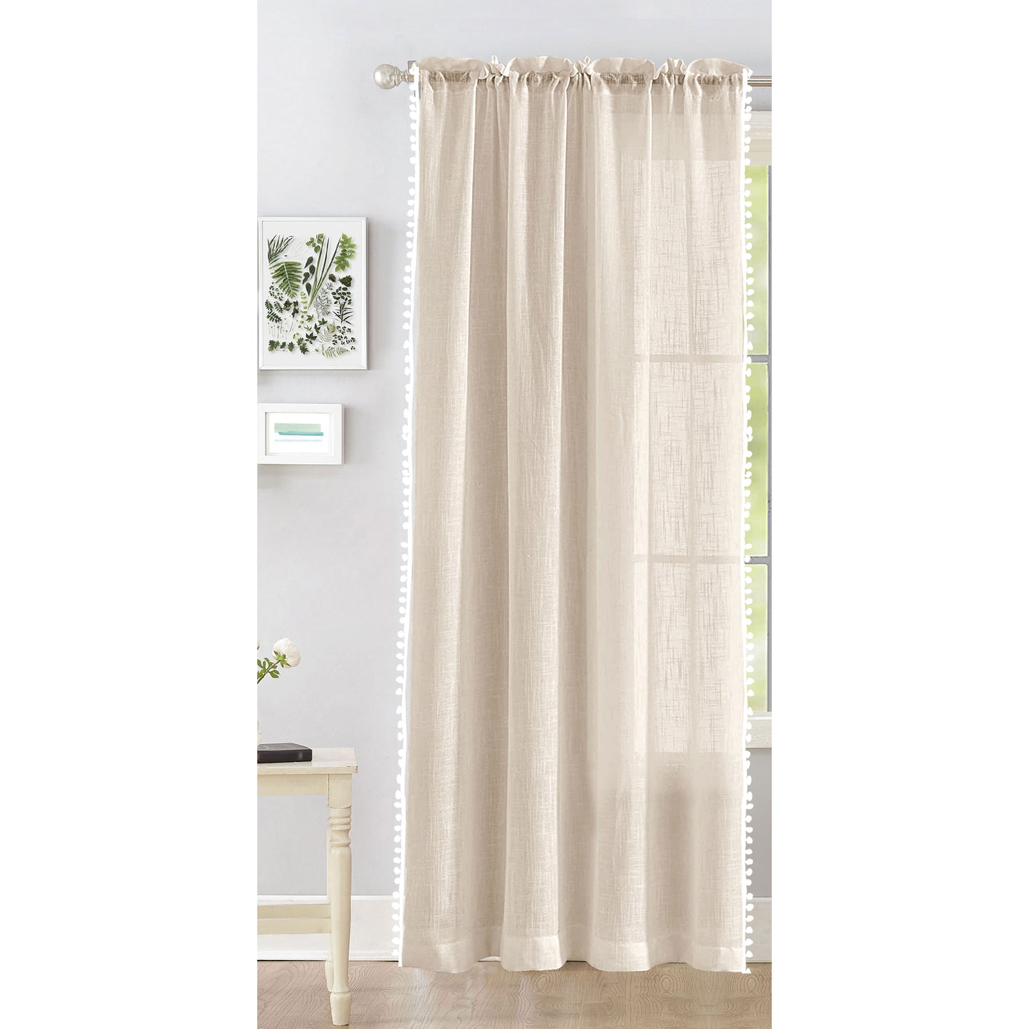 Handpicked Breeze - Rod Pocket Curtain