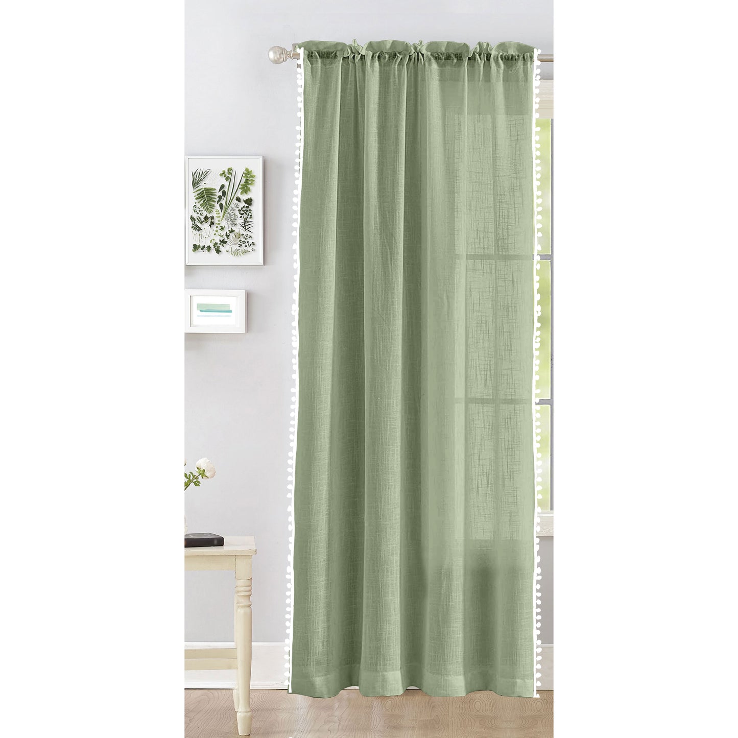 Handpicked Breeze - Rod Pocket Curtain