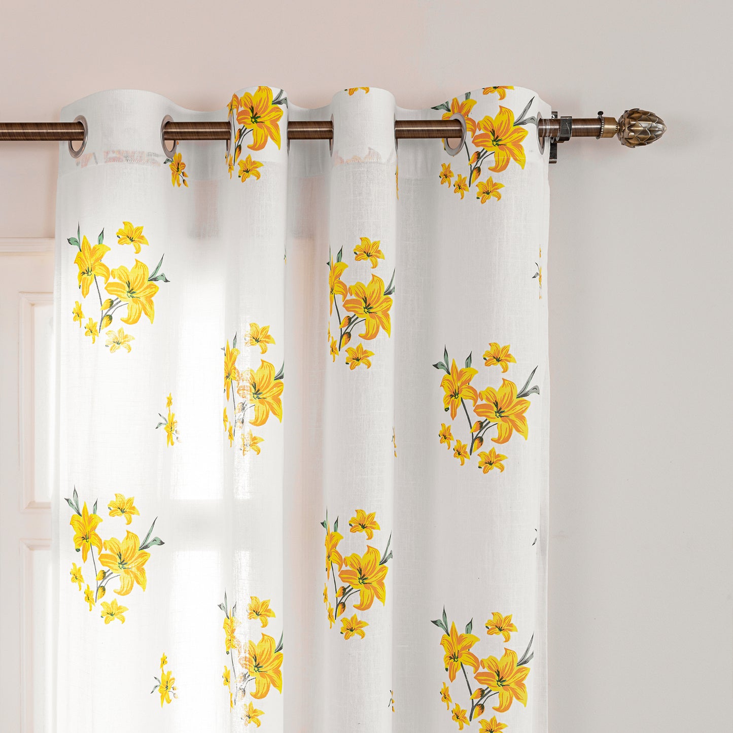 Imprimer Gleamflora - Eyelet Curtains