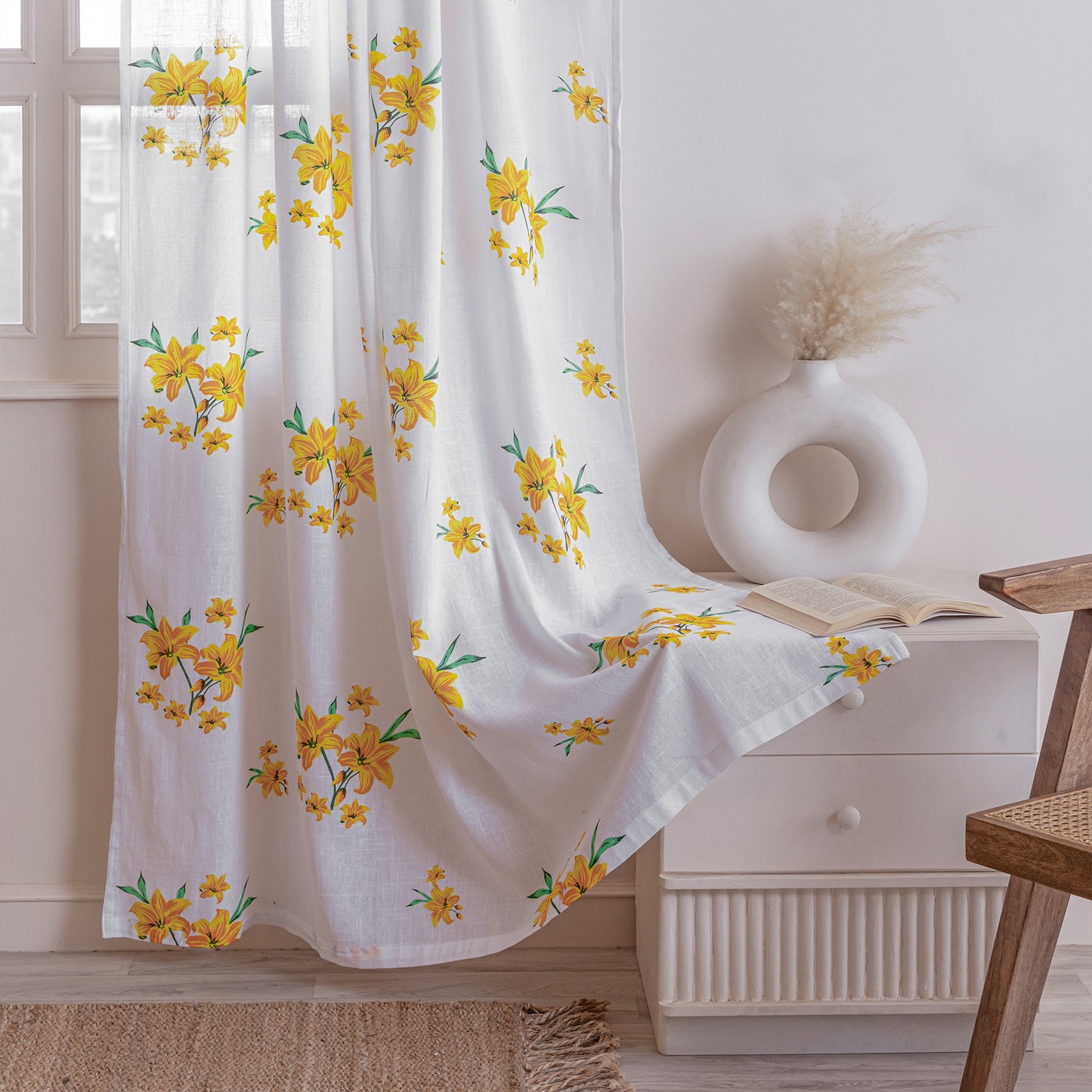 Imprimer Gleamflora - Rod Pocket Curtains