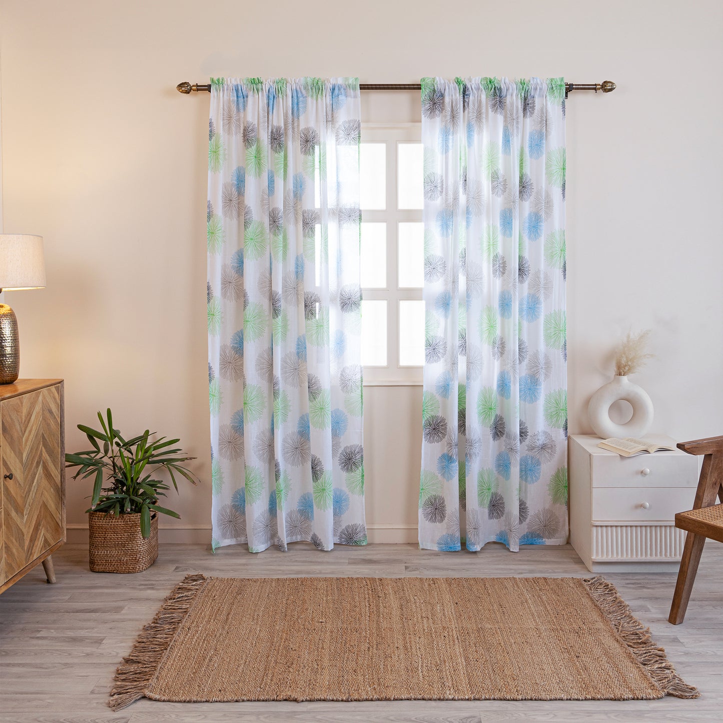 Imprimer Maskros - Rod Pocket Curtains