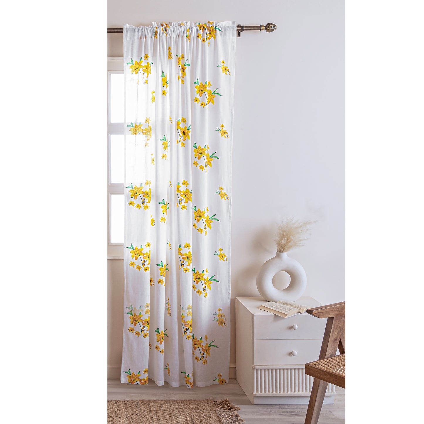 Imprimer Gleamflora - Rod Pocket Curtains