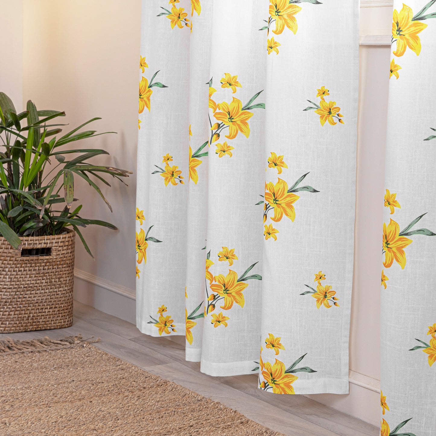 Imprimer Gleamflora - Eyelet Curtains