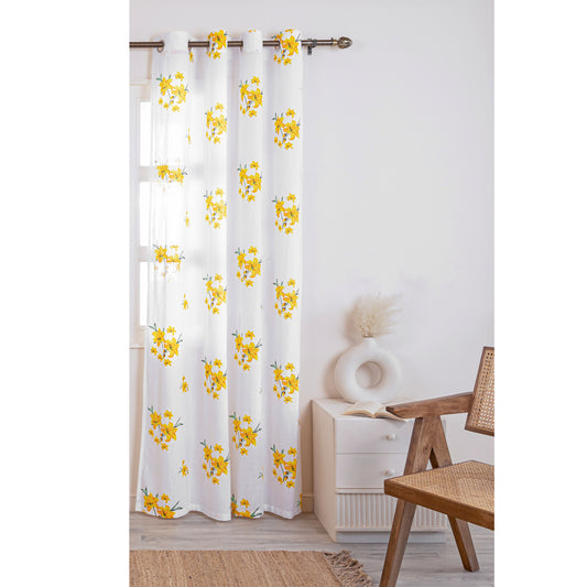 Imprimer Gleamflora - Eyelet Curtainscurtain