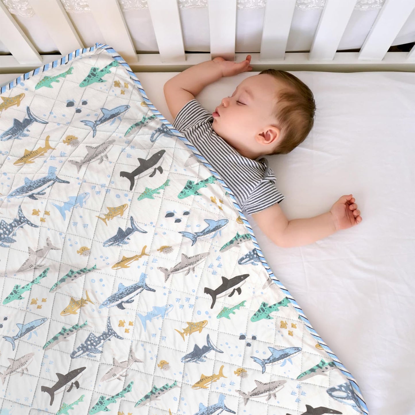 Baby Blue Hunter - Baby Blanket