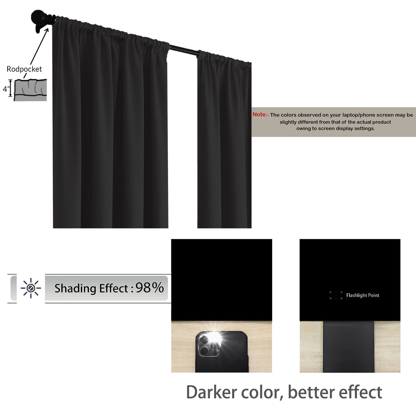 Fort Essential - Rod Pocket Curtain