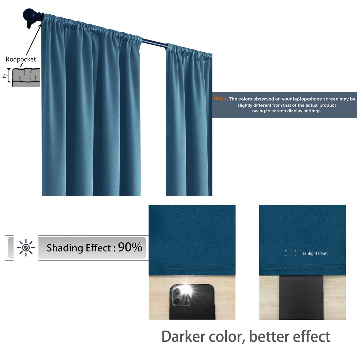 Fort Essential - Rod Pocket Curtain