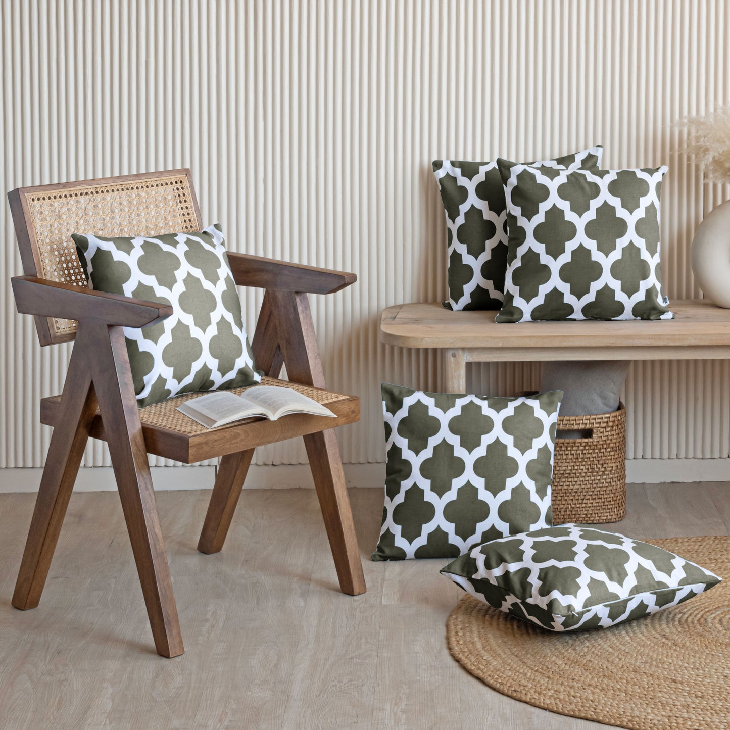 Imprimer Quatrefoil - Cushion Cover