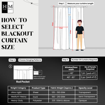 Fort Essential - Rod Pocket Curtain Fort Essential - Rod Pocket Curtain