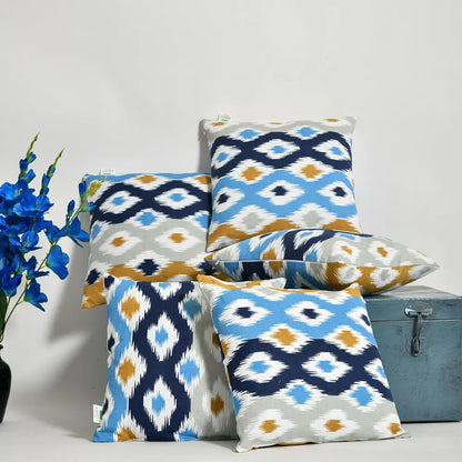 Imprimer Rhombus - Cushion Cover Blue