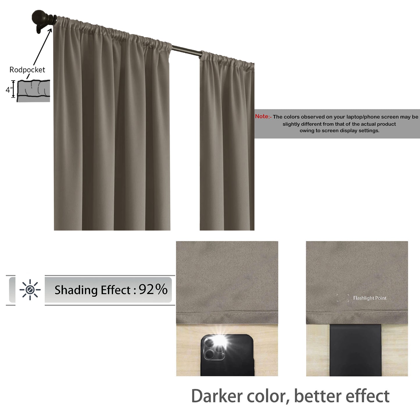 Fort Essential - Rod Pocket Curtain