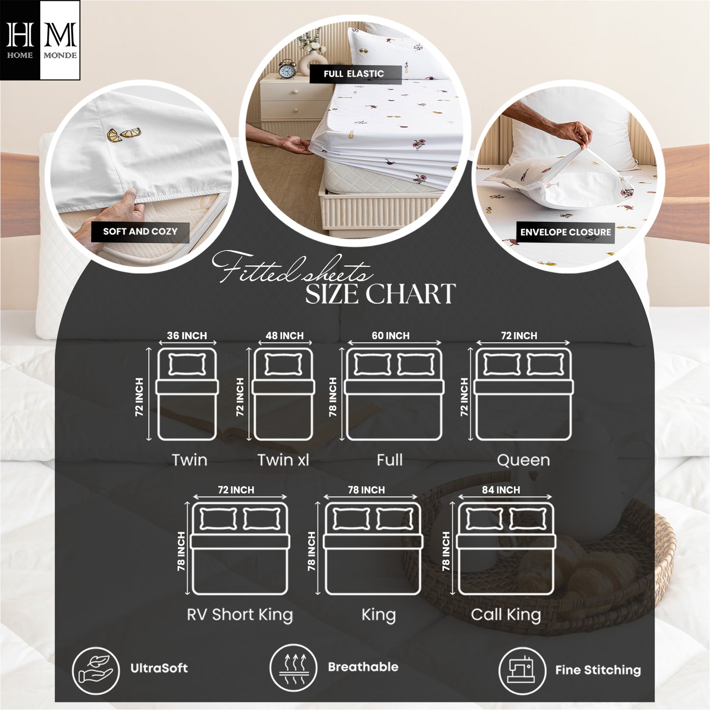 Imprimer Medley -  Fitted Sheet