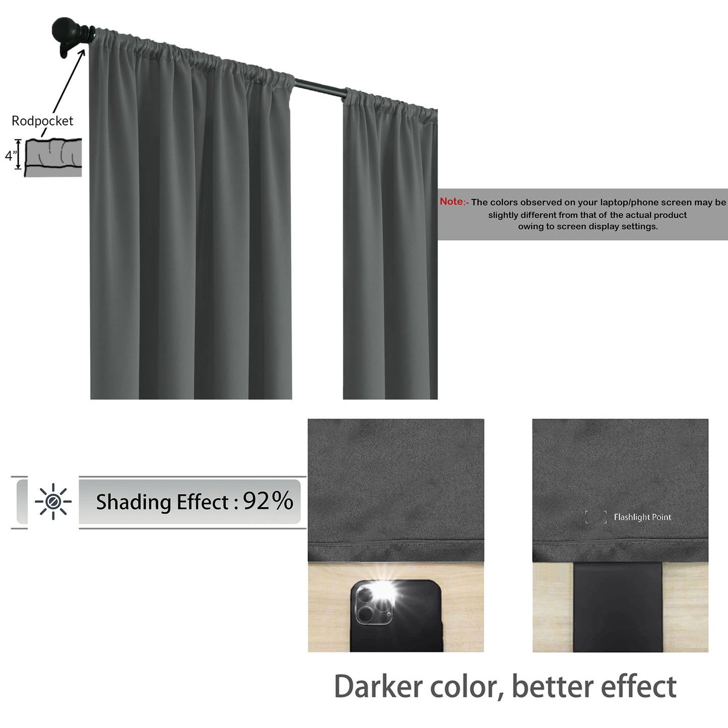 Fort Essential - Rod Pocket Curtain