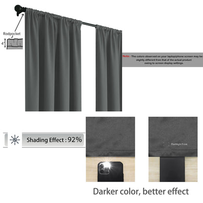 Fort Essential - Rod Pocket Curtain Fort Essential - Rod Pocket Curtain