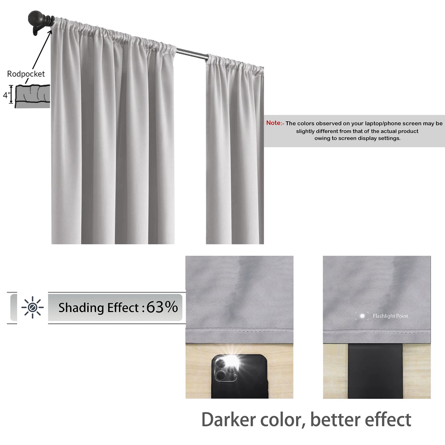 Fort Essential - Rod Pocket Curtain