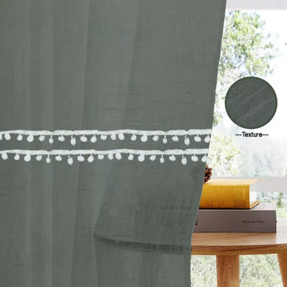 Handpicked Dazzle - Curtain Grey curtains