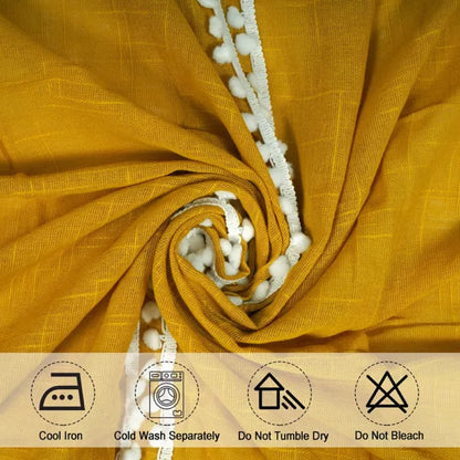 Handpicked Dazzle - Curtain Yellow curtains