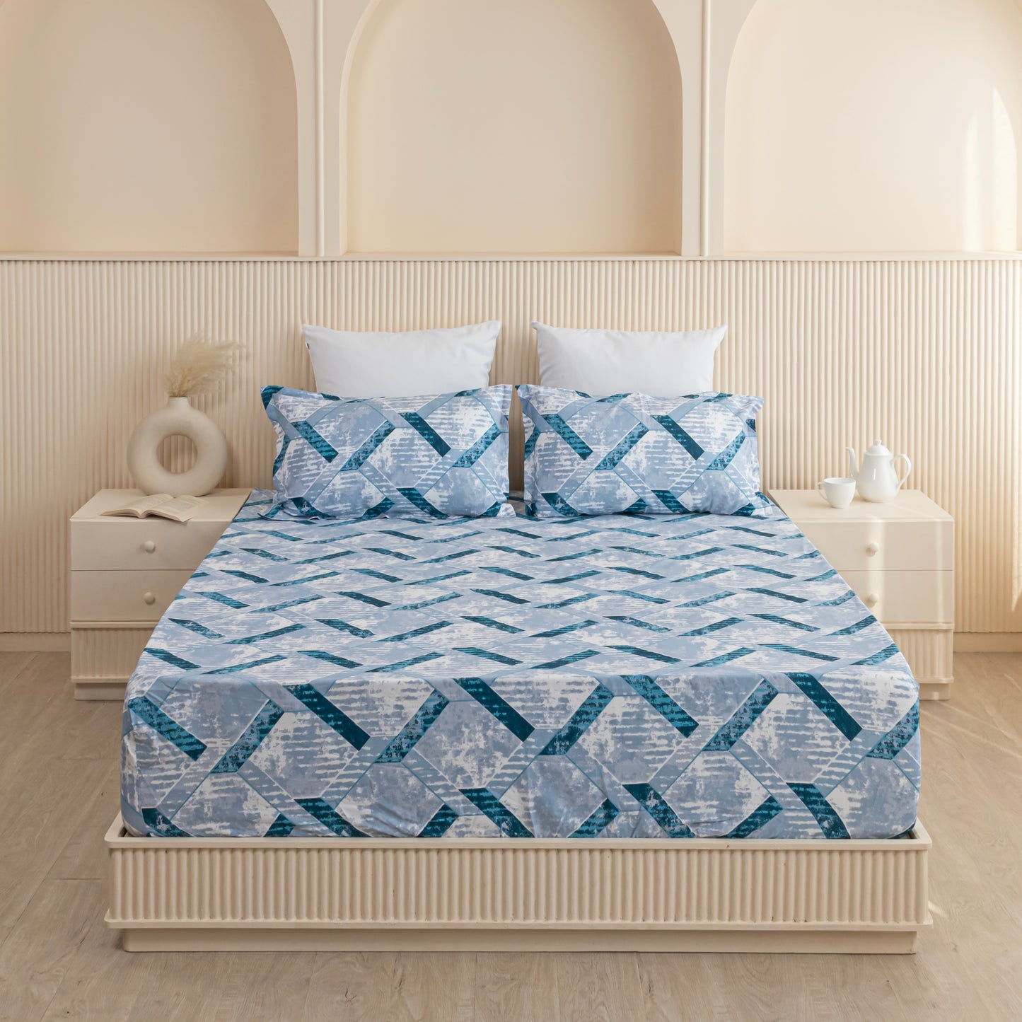 Imprimer Ruby ZigZag - Fitted Sheet