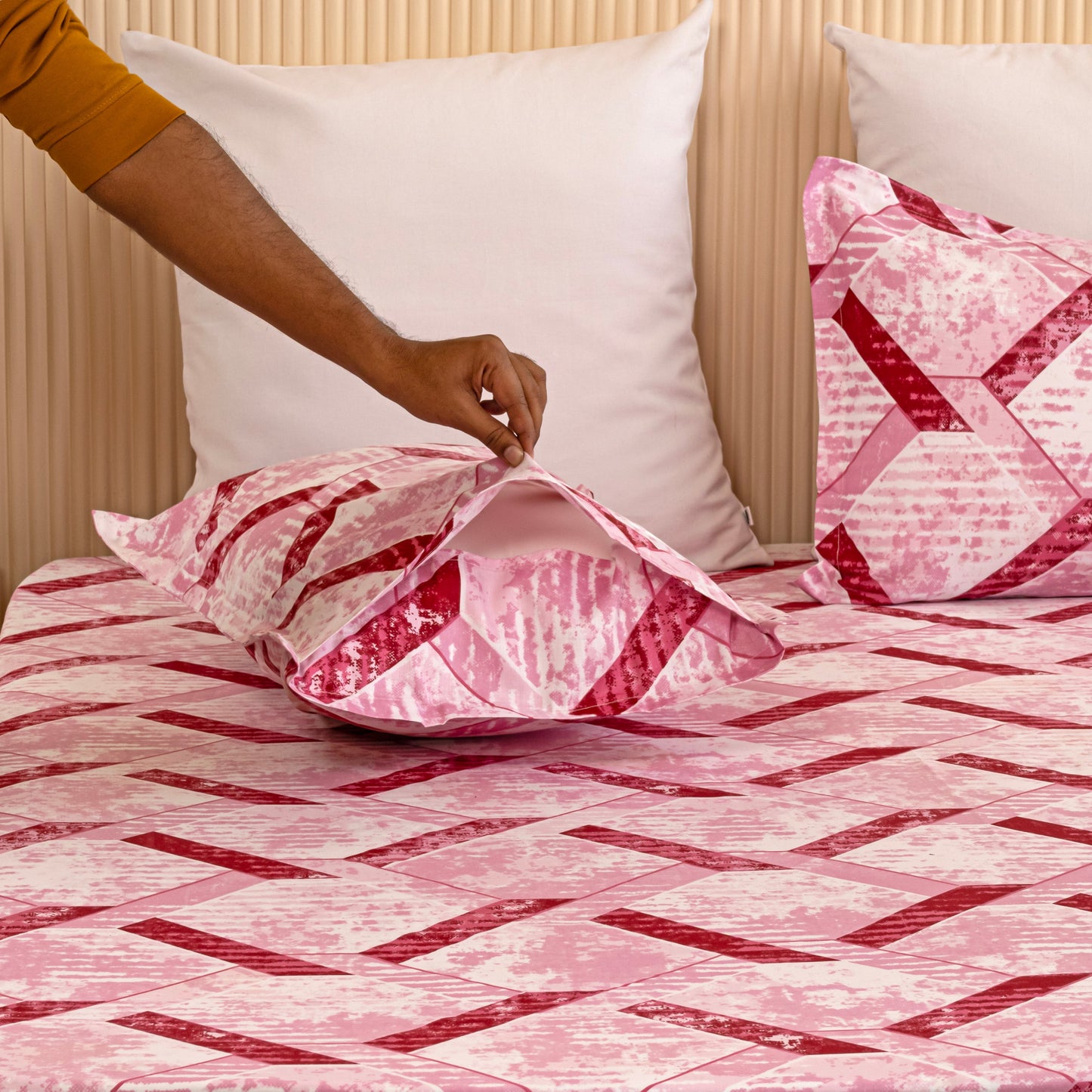 Imprimer Ruby ZigZag - Fitted Sheet
