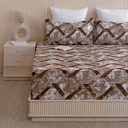 Imprimer Skyline ZigZag - Bedsheet Camel bedsheet