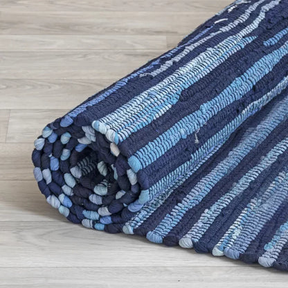Earthology Harmony - Recycled Rug Navy Blue rug