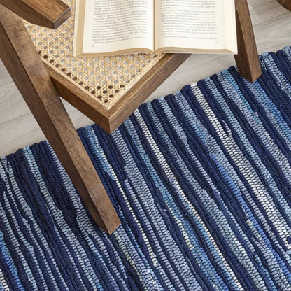 Earthology Harmony - Recycled Rug Navy Blue rug