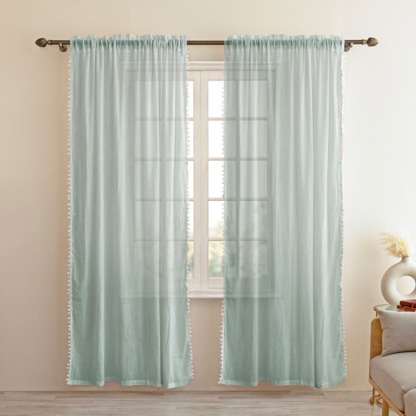 Handpicked Breeze - Rod Pocket Curtain