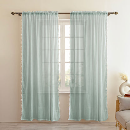 Handpicked Breeze - Rod Pocket Curtain curtain