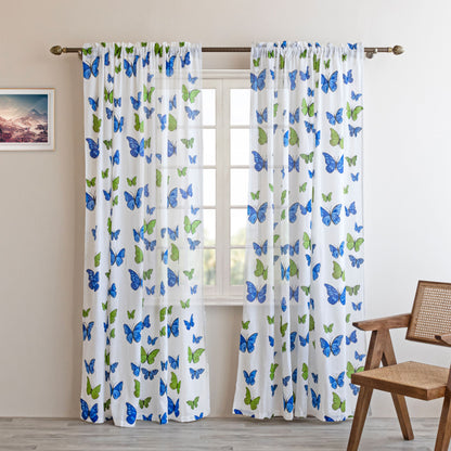 Imprimer Butterfly - Rod Pocket Curtain curtain