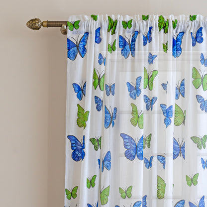 Imprimer Butterfly - Rod Pocket Curtain curtain