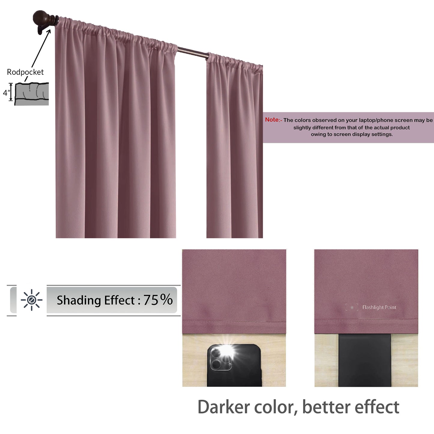 Fort Essential - Rod Pocket Curtain