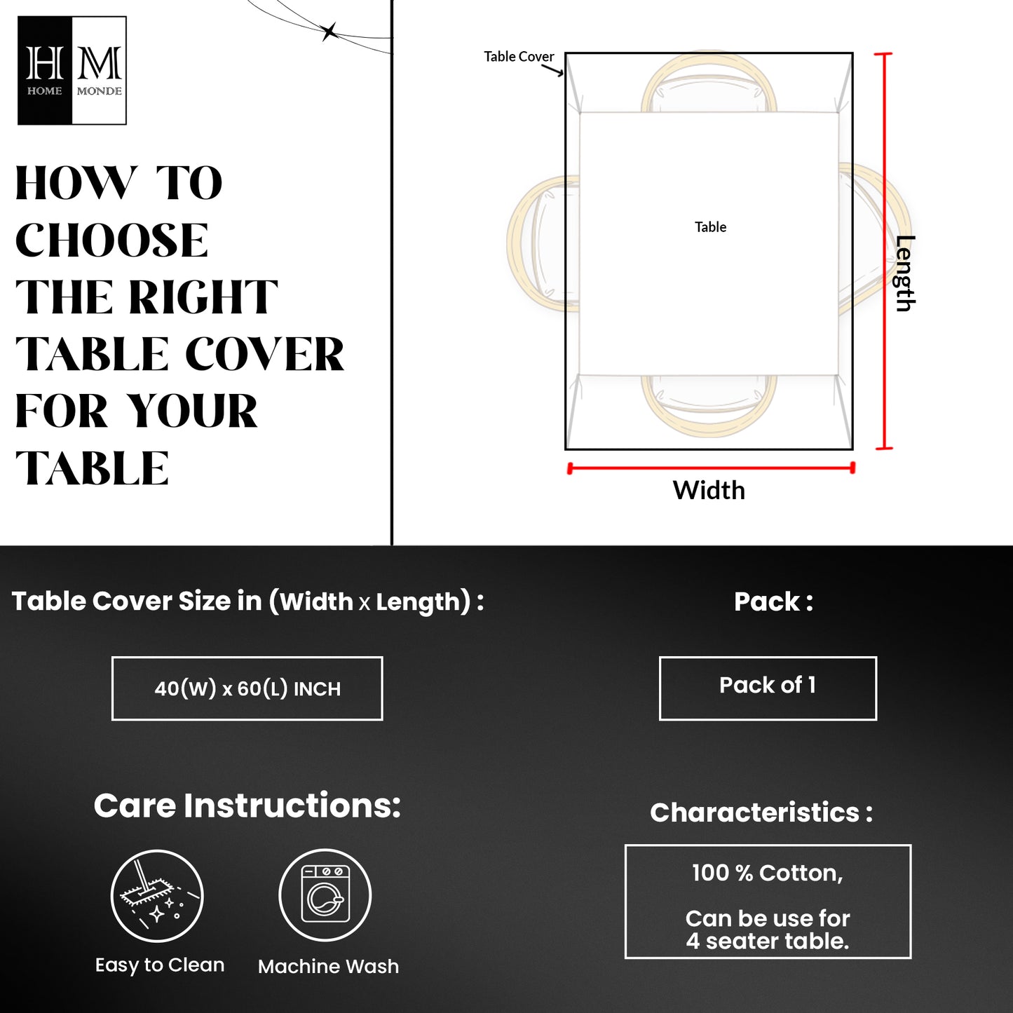 Imprimer Quatrefoil - Table Cover