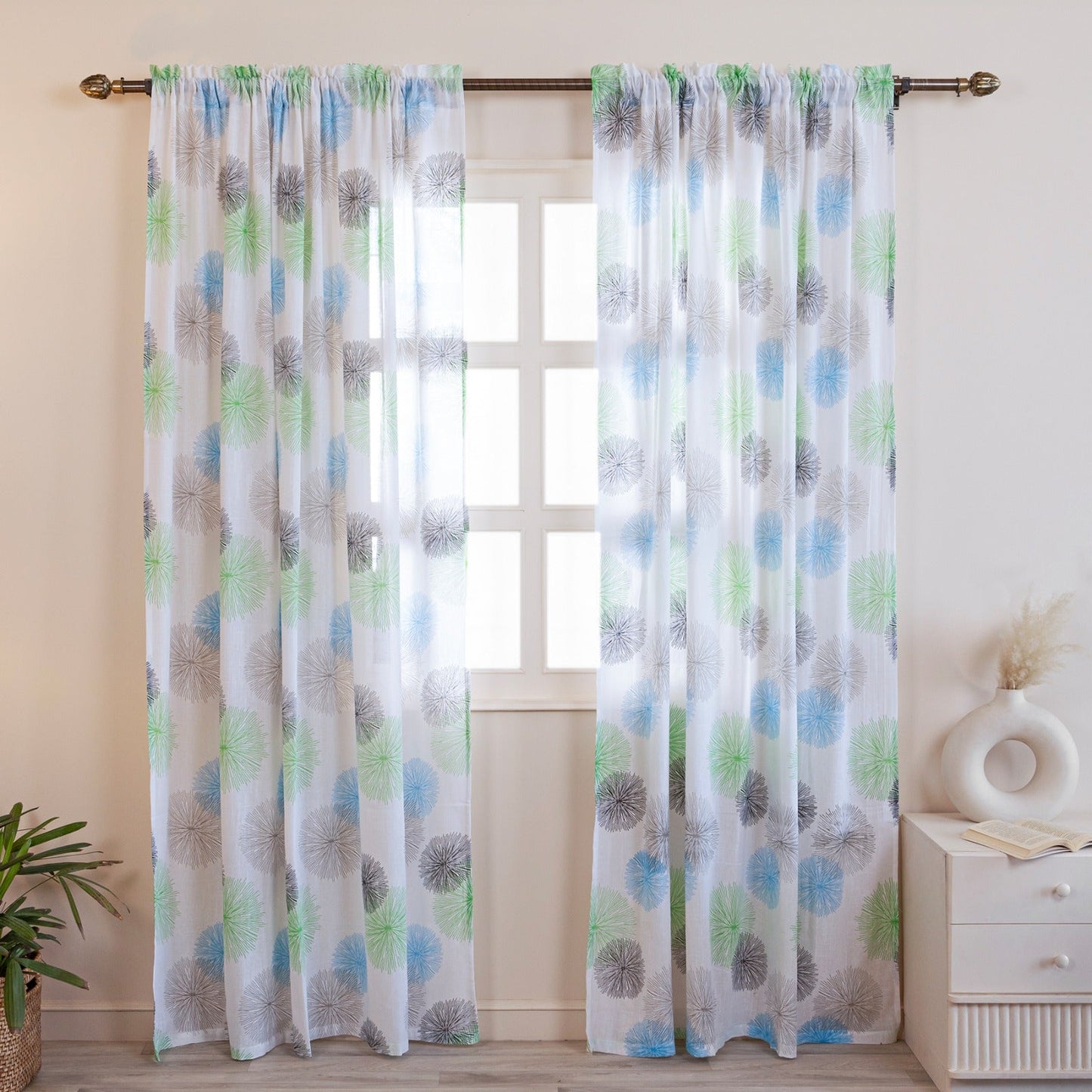 Imprimer Maskros - Rod Pocket Curtains