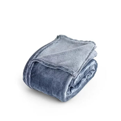 Fort Mellow - Plush Blanket Frost Blue Blanket