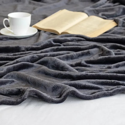 Fort Mellow - Plush Blanket Grey Blanket