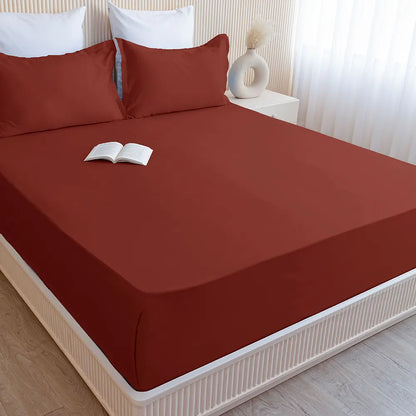 Fort Nightingale - Bedsheet Maroon bedsheet